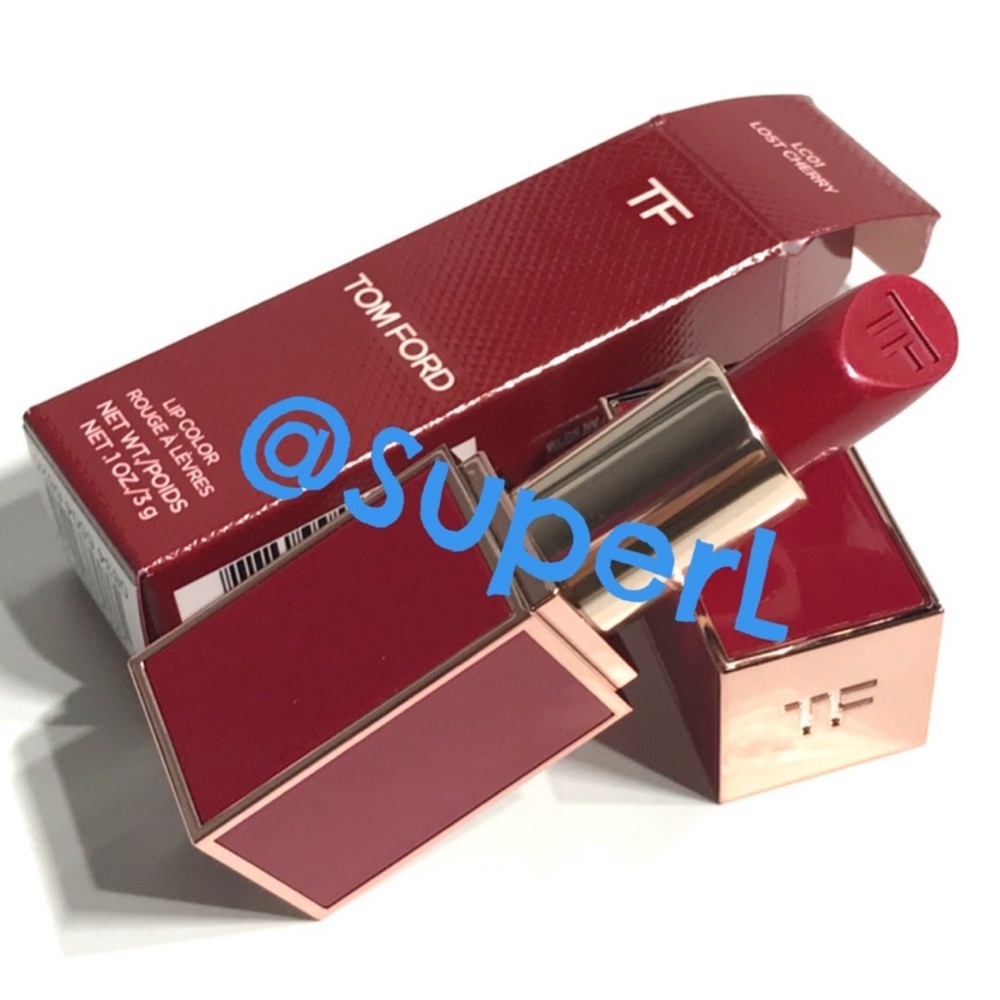 NEW Limited Edition TOM FORD Lip Color Glossy Lipstick Lost Cherry Red